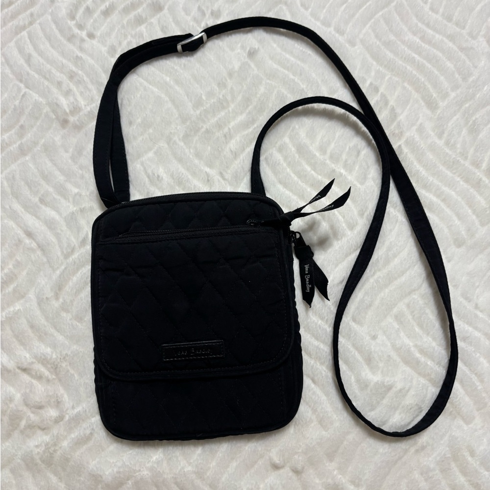 Vera Bradley Black Quilted Crossbody Bag